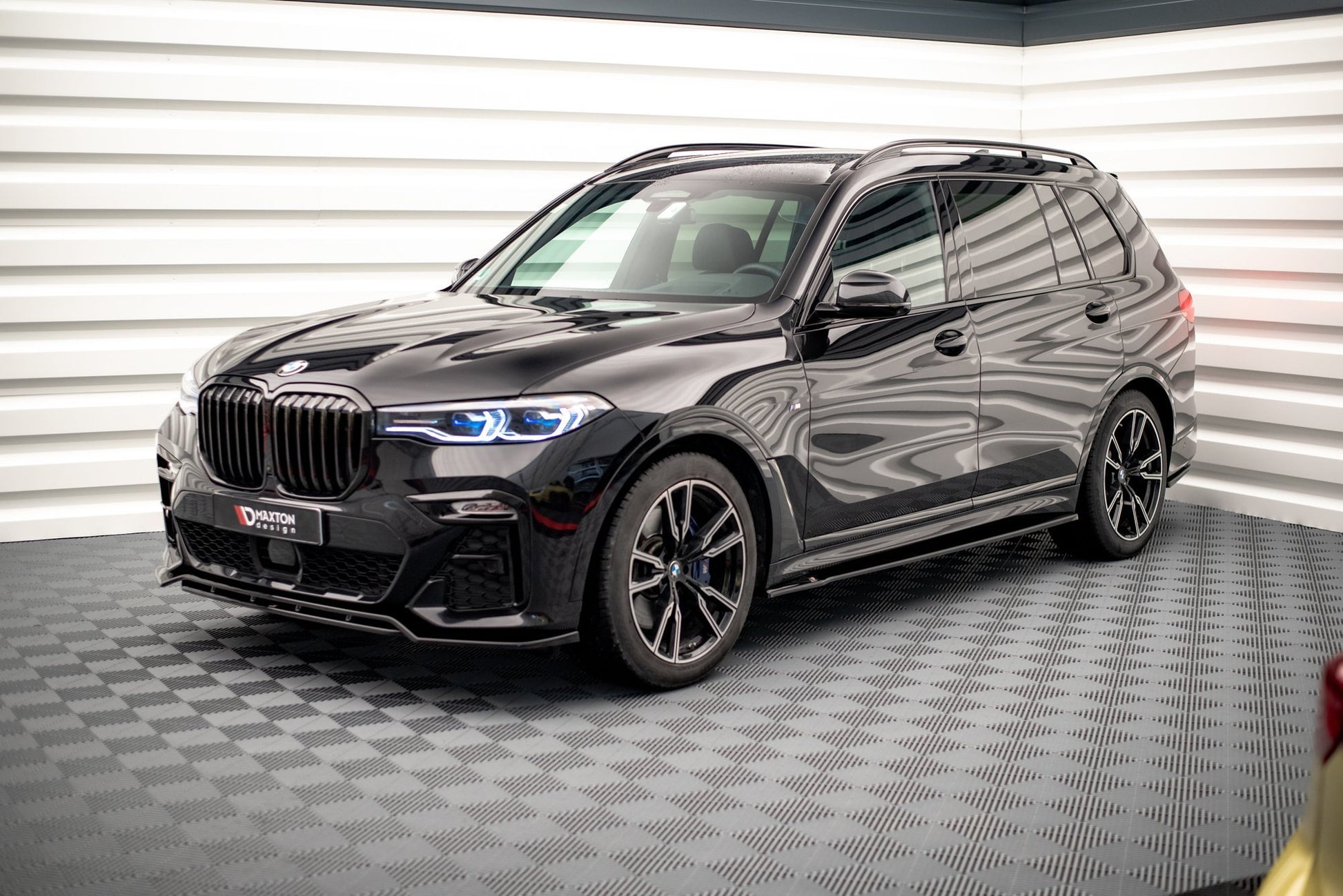 Seitenschweller Ansatz für BMW X7 M G07 Carbon Look