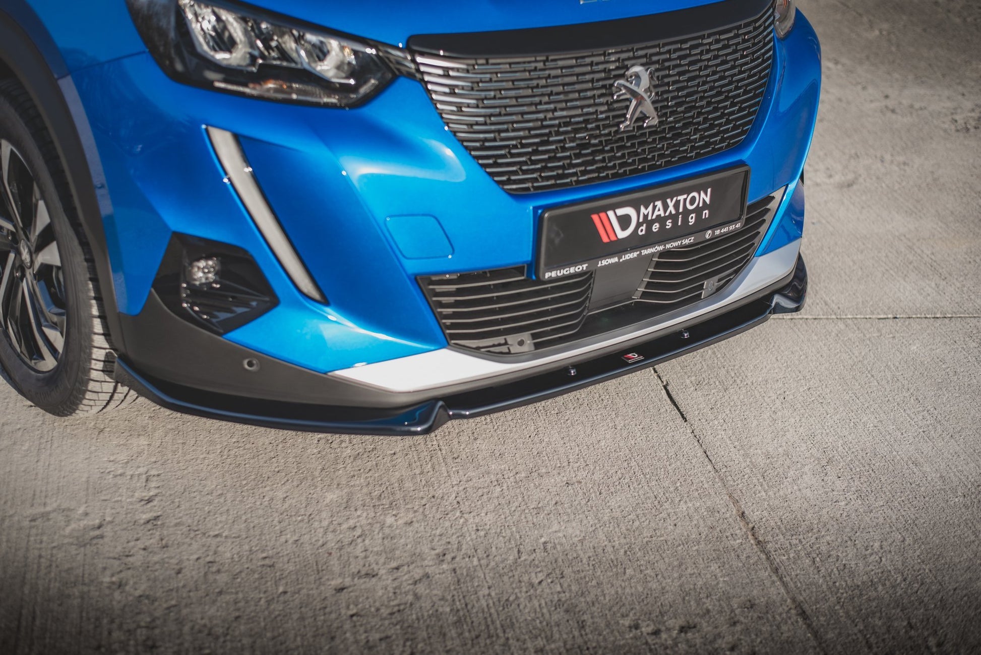 Front Ansatz V.1 für Peugeot 2008 Mk2 Carbon Look