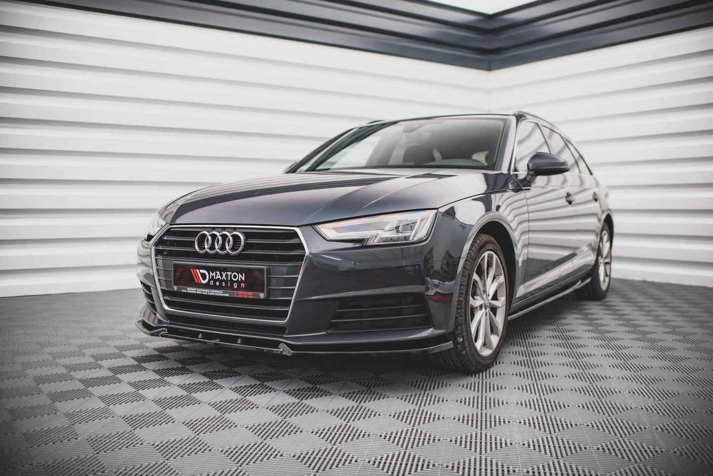 Front Ansatz V.1 für Audi A4 B9 Carbon Look
