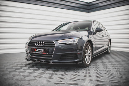 Front Ansatz V.1 für Audi A4 B9 Carbon Look