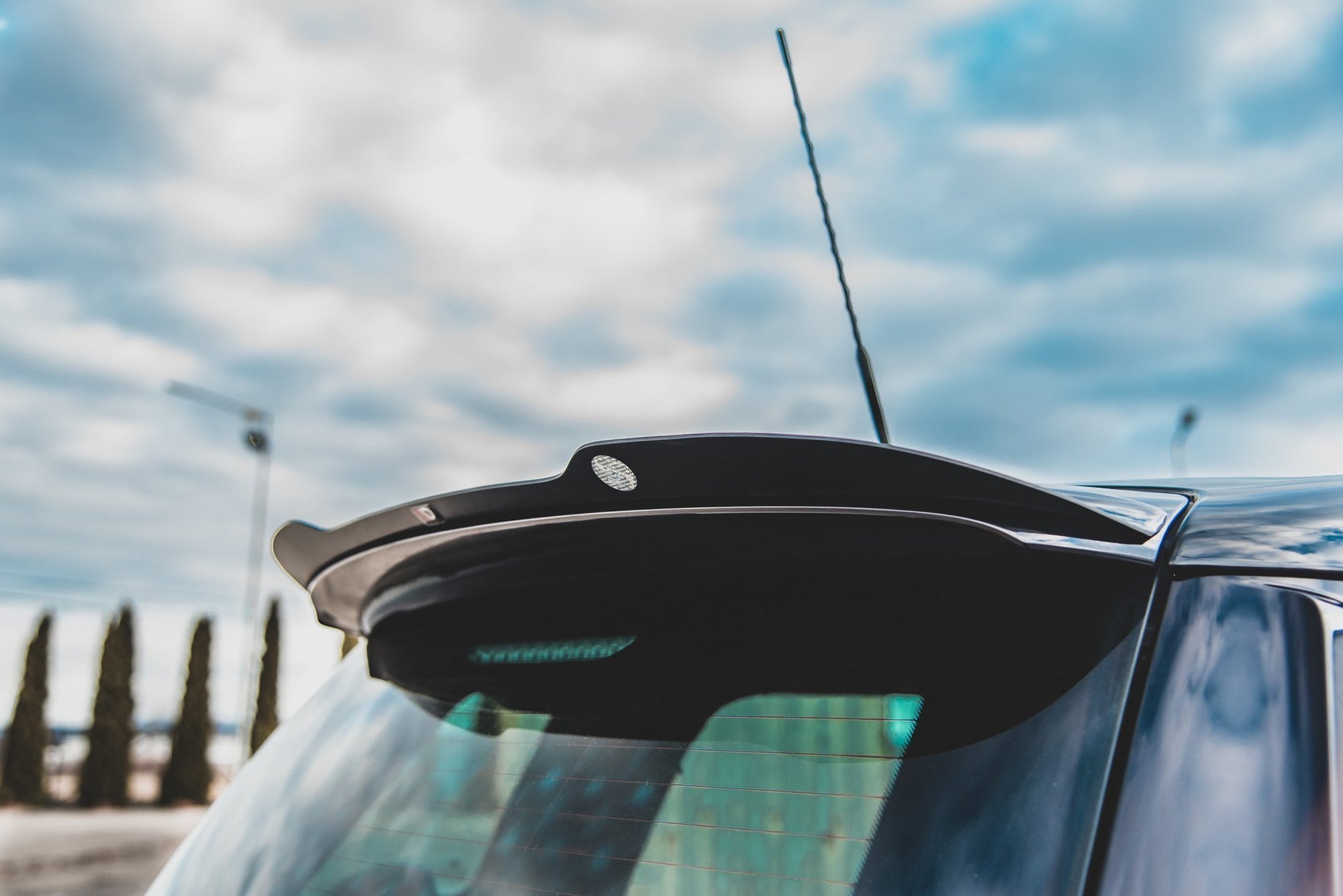 Spoiler CAP für Mini Countryman Mk1 JCW Carbon Look