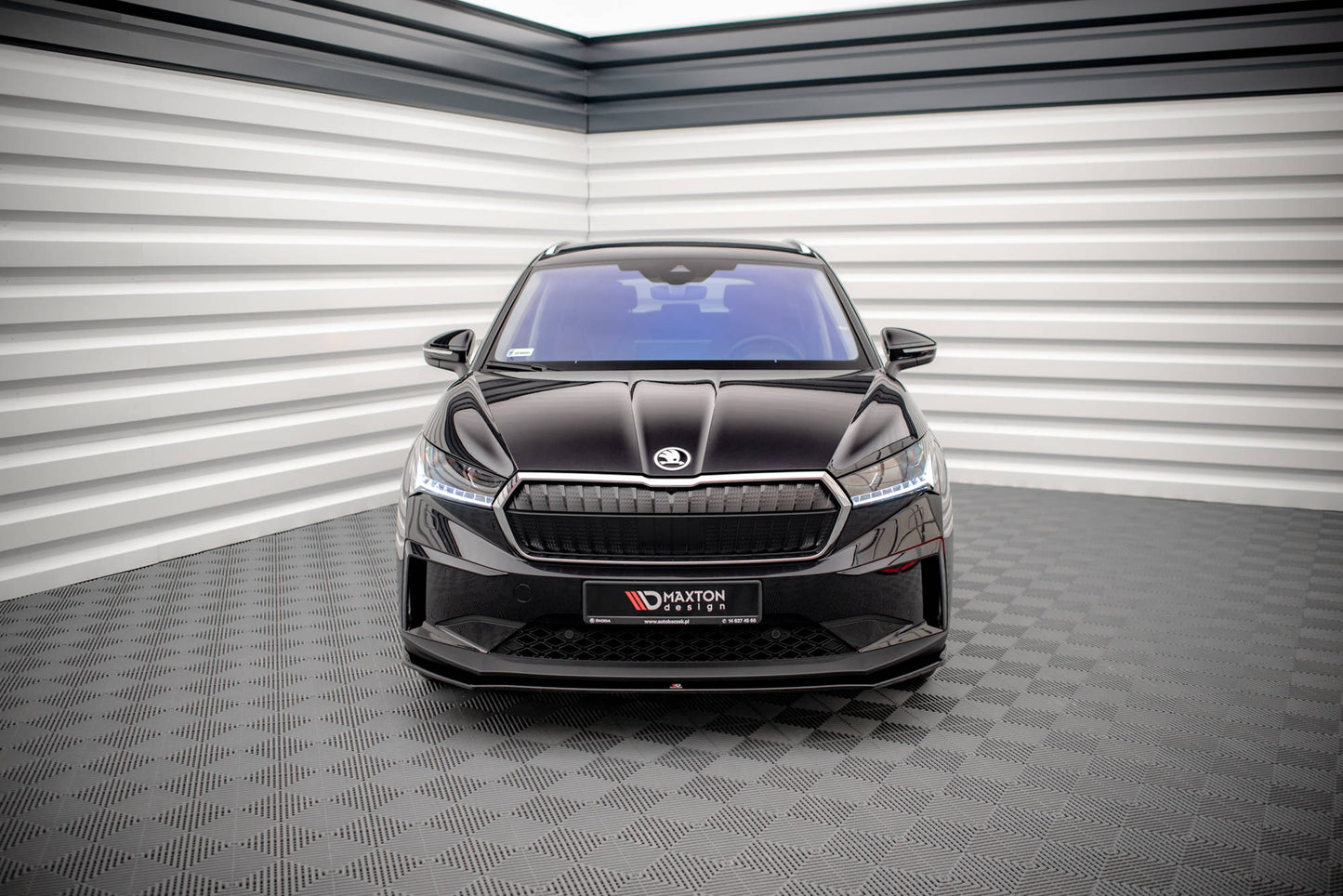 Front Ansatz V.1 für Skoda Enyaq iV Carbon Look