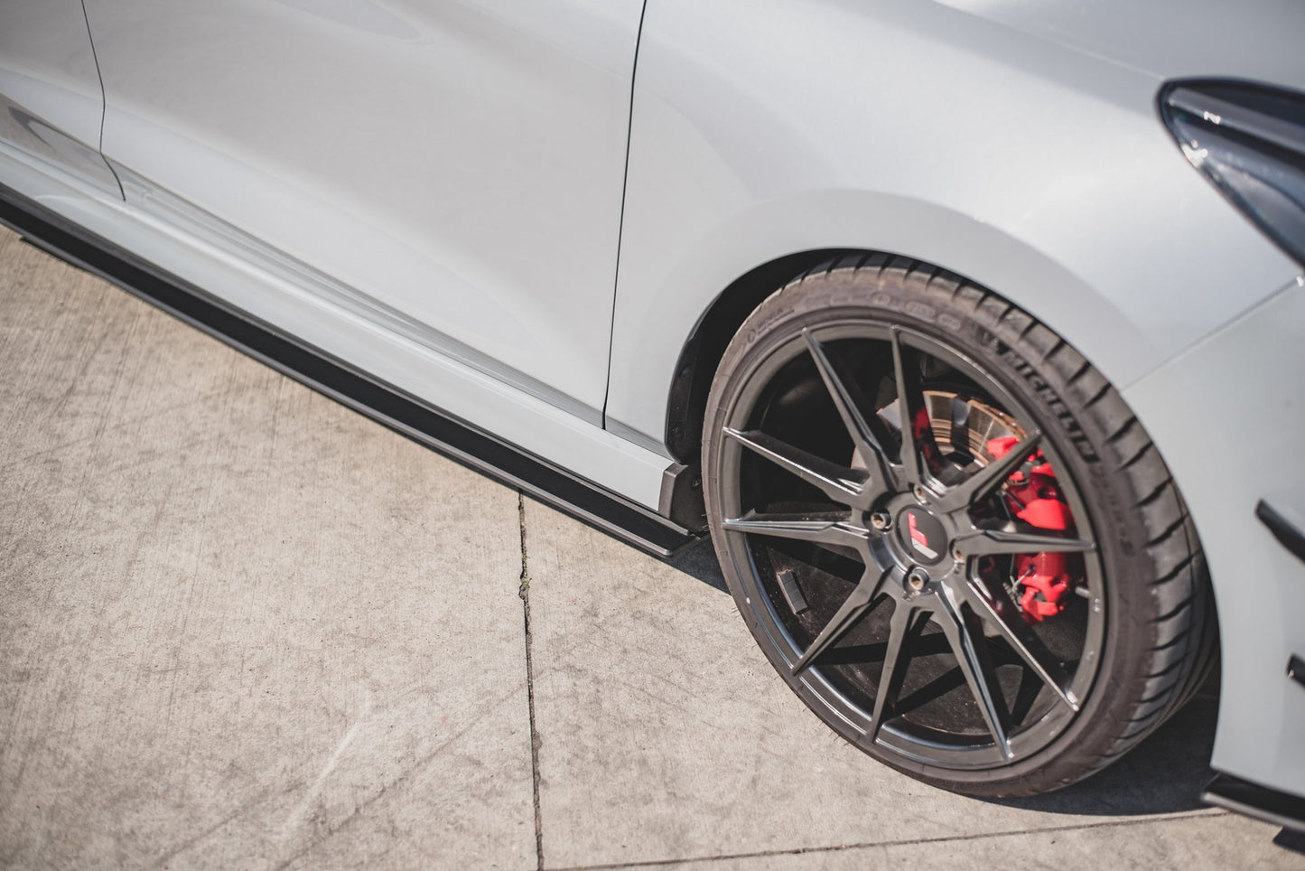 Robuste Racing Seitenschweller Ansatz für für Ford Fiesta Mk8 ST / ST-Line