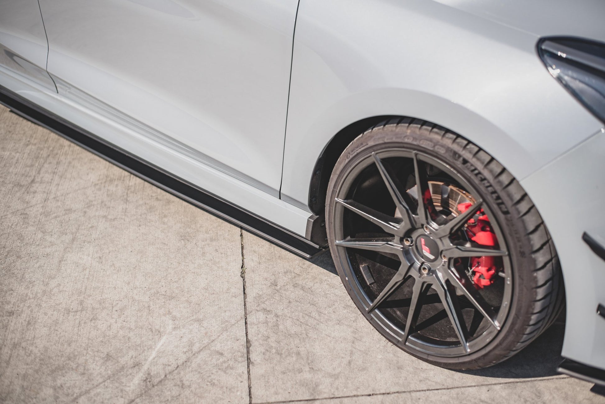 Robuste Racing Seitenschweller Ansatz für für Ford Fiesta Mk8 ST / ST-Line