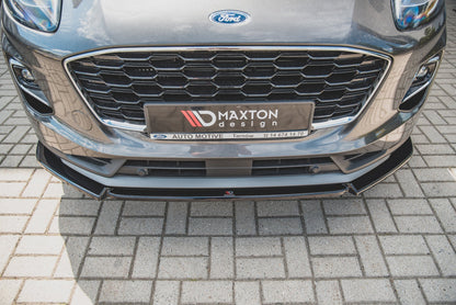Front Ansatz für Ford Puma  schwarz Hochglanz