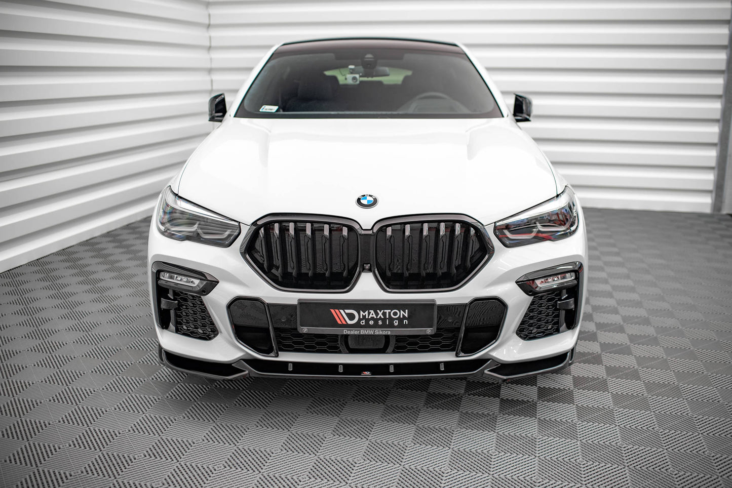 Front Ansatz V.1 für BMW X6 M-Paket G06 Carbon Look