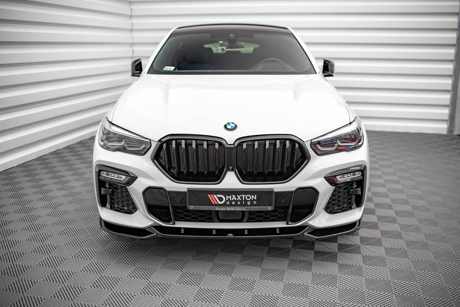 Front Ansatz V.1 für BMW X6 M-Paket G06 Carbon Look