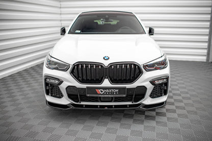 Front Ansatz V.1 für BMW X6 M-Paket G06 Carbon Look