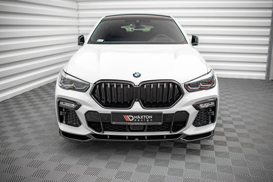 Front Ansatz V.1 für BMW X6 M-Paket G06 Carbon Look