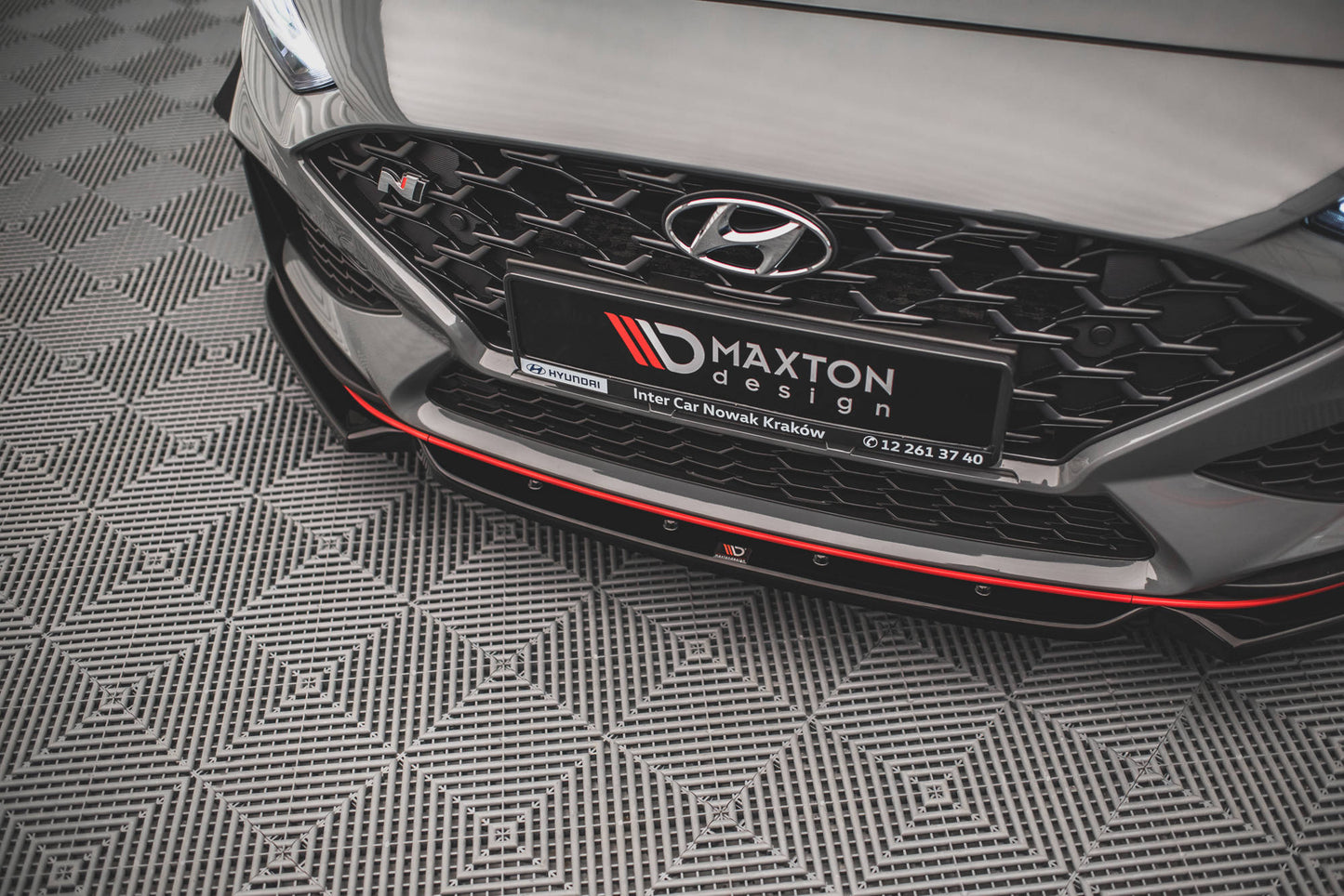 Front Ansatz +Flaps für V.1 Hyundai I30 N Hatchback/Fastback Mk3 Facelift