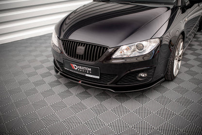 Front Ansatz V.2 für Seat Exeo schwarz matt