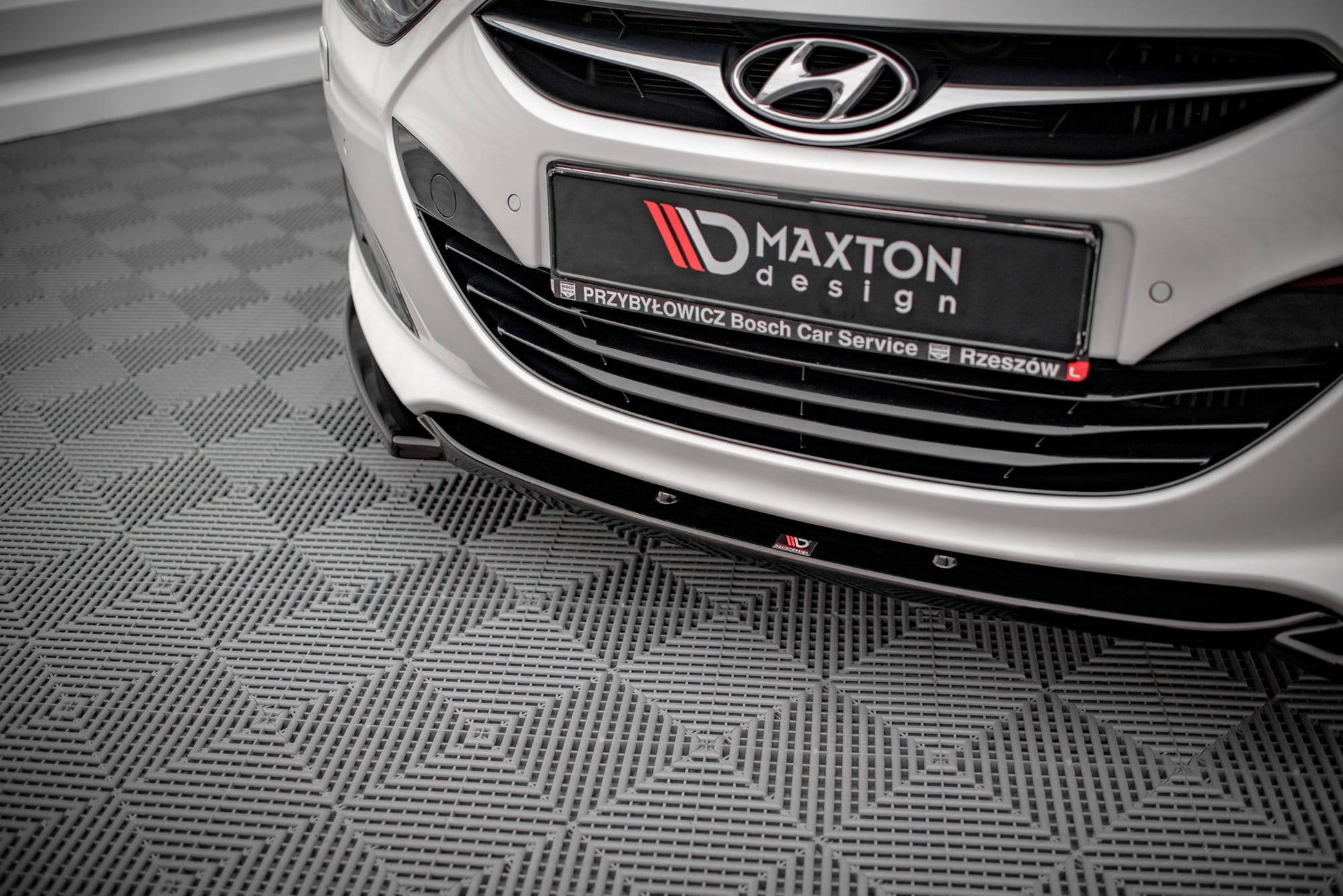 Front Ansatz für Hyundai I40 Mk1 schwarz matt