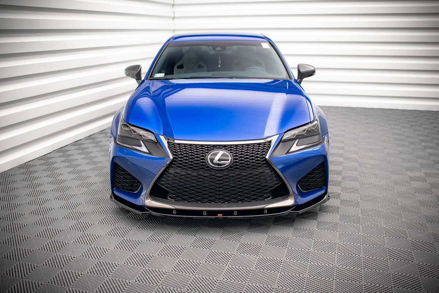 Front Ansatz V.2 für Lexus GS F Mk4 Facelift schwarz Hochglanz