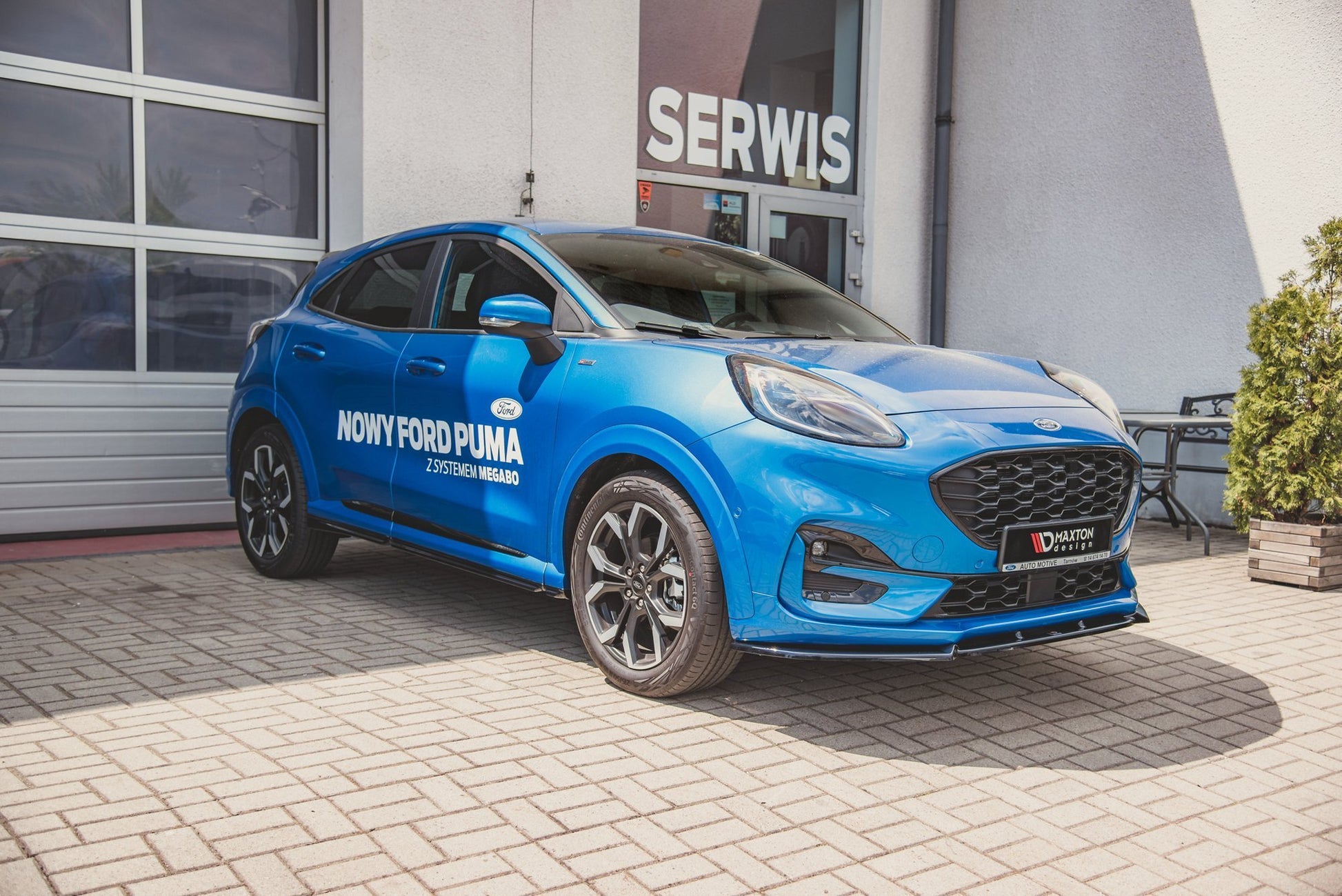 Front Ansatz für Ford Puma ST-Line schwarz matt