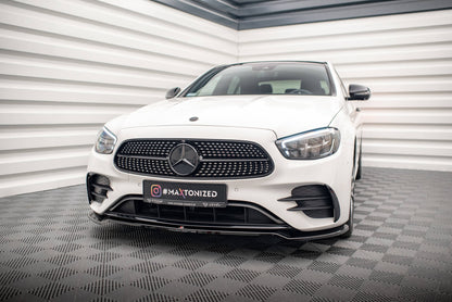 Front Ansatz V.1 für Mercedes-Benz E AMG-Line W213 Facelift Carbon Look