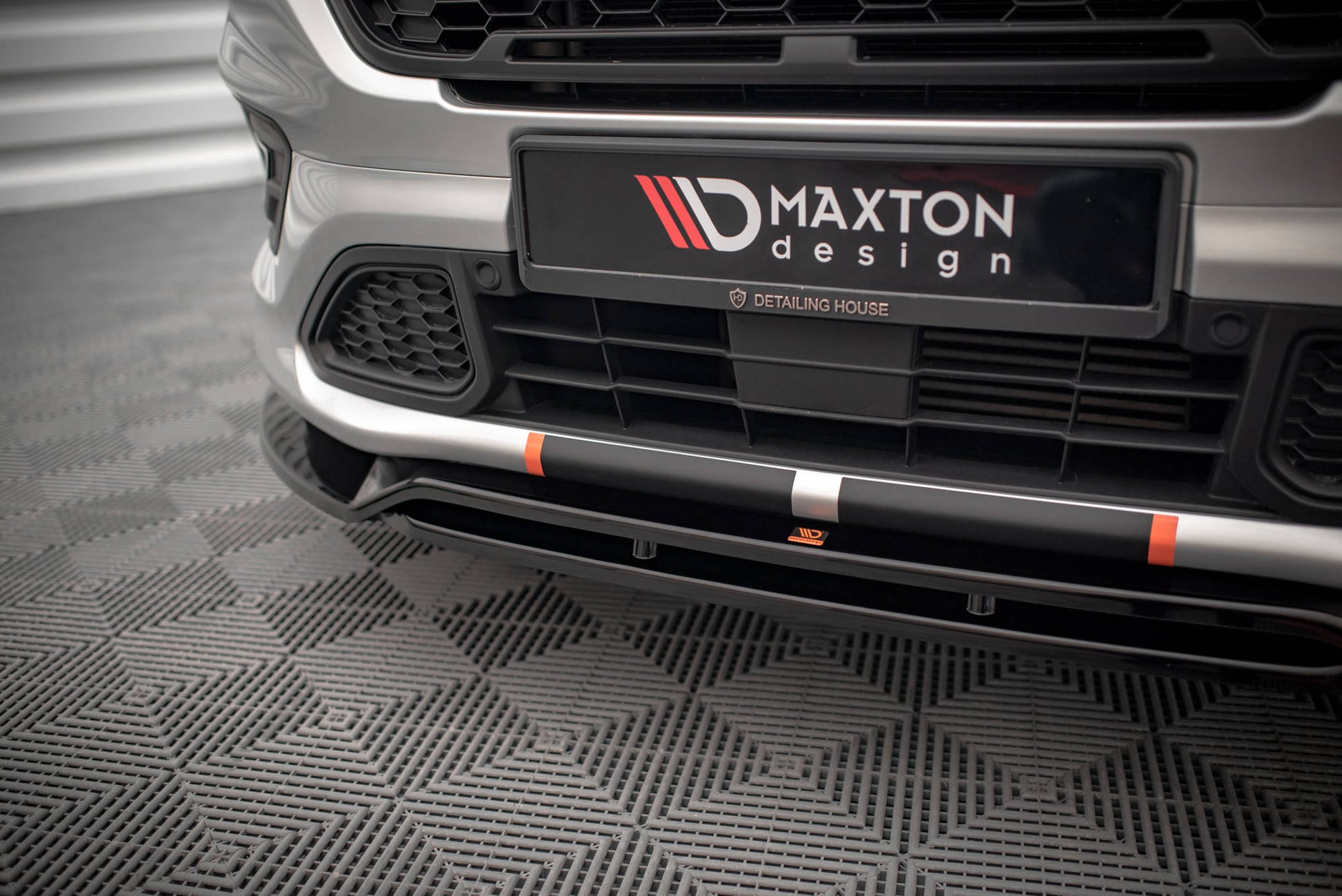 Front Ansatz für Ford Transit Custom ST-Line Mk1 Facelift schwarz matt