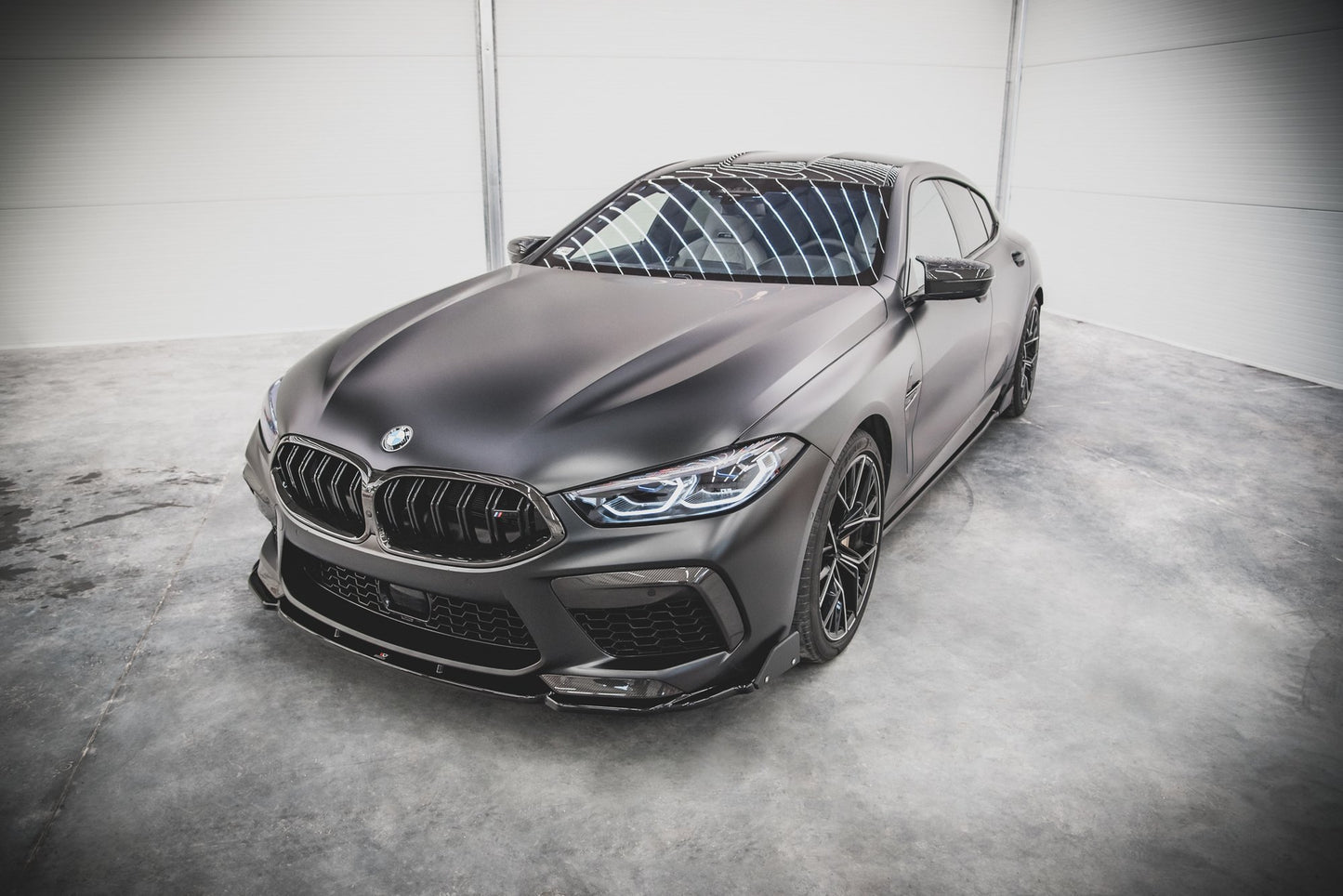 Front Ansatz +Flaps für V.1 BMW M8 Gran Coupe F93