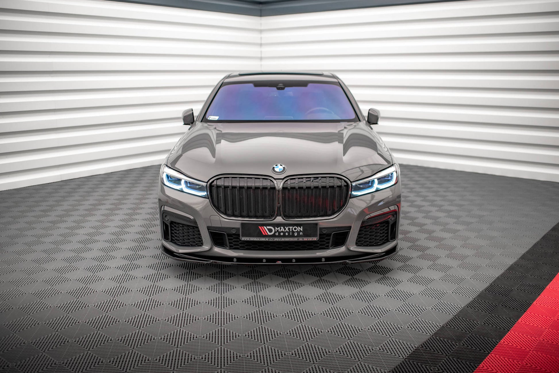 Front Ansatz V.1 für BMW 7 G11 M-Paket Facelift Carbon Look