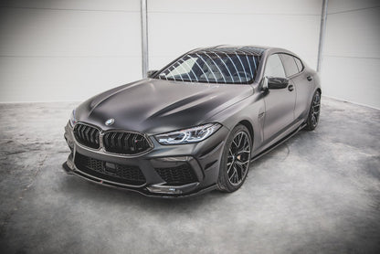 Front Ansatz V.2 für BMW M8 Gran Coupe F93 schwarz Hochglanz