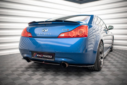Spoiler CAP für Infiniti G37 Coupe schwarz matt