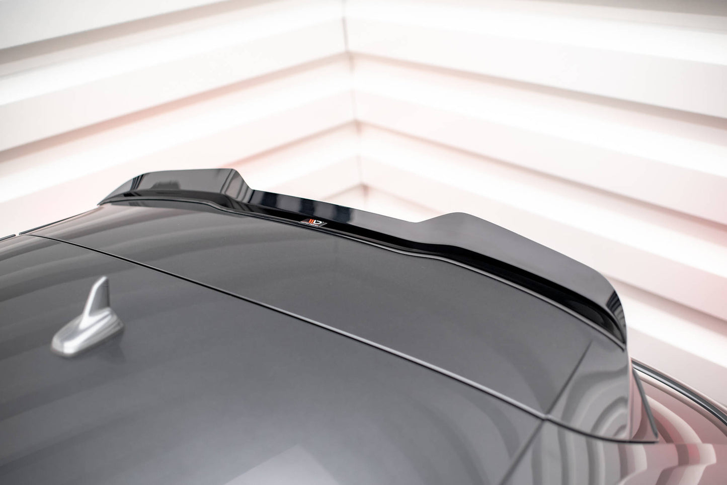 Spoiler CAP für Audi S3 Sportback 8V Facelift schwarz matt