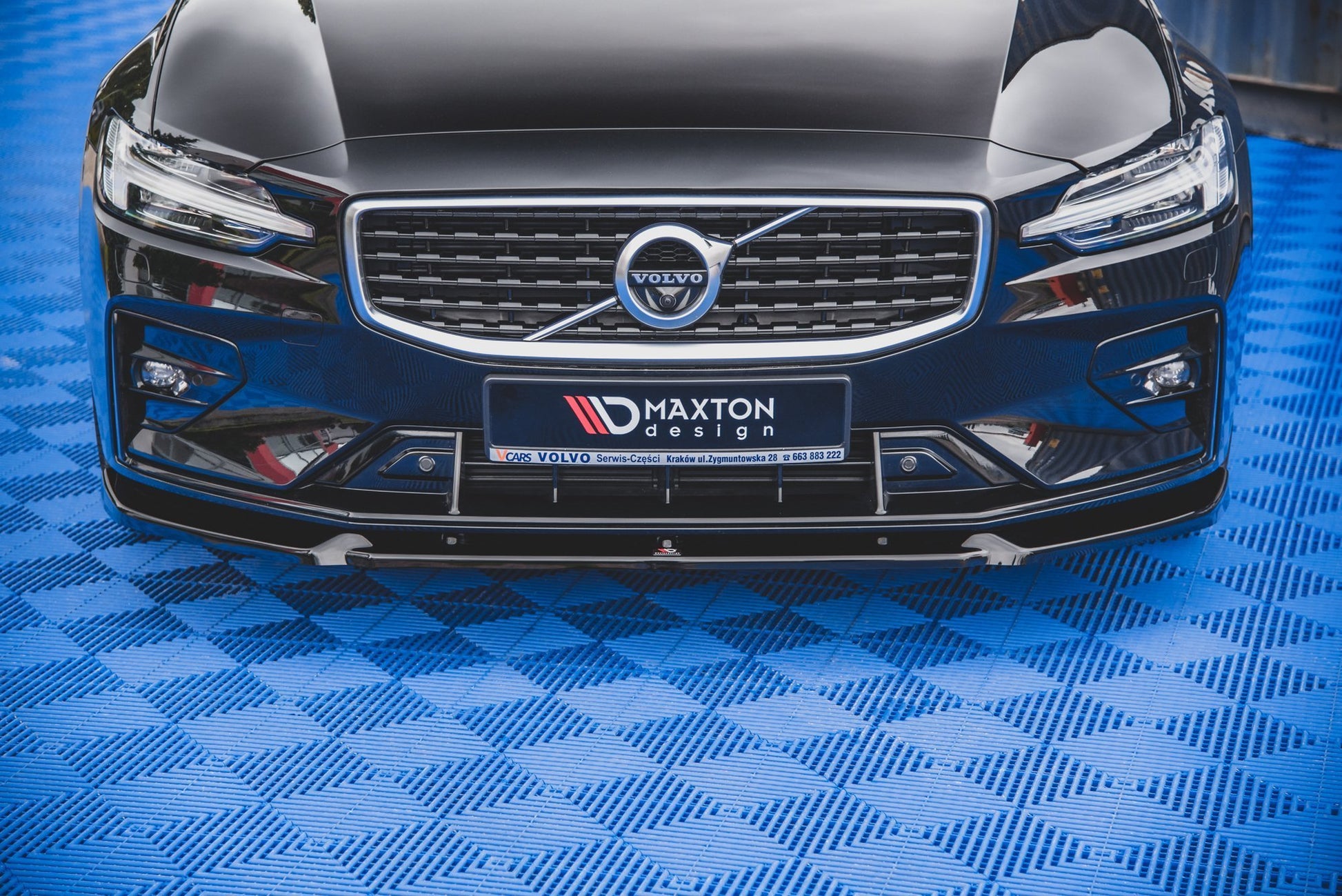 Front Ansatz V.1 für Volvo S60/V60 R-Design Mk3 Carbon Look