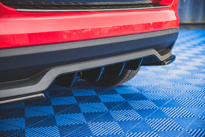 Diffusor Heck Ansatz für Skoda Kamiq Carbon Look