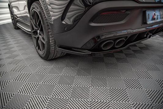 Mittlerer Diffusor Heck Ansatz DTM Look für Mercedes-AMG GLE Coupe C167 Carbon Look