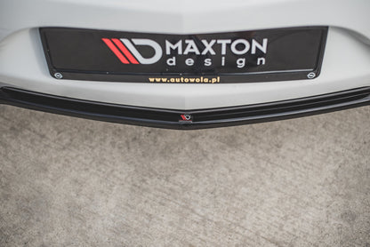 Mittlerer Diffusor Heck Ansatz für Opel Insignia Mk. 1 OPC Facelift schwarz Hochglanz