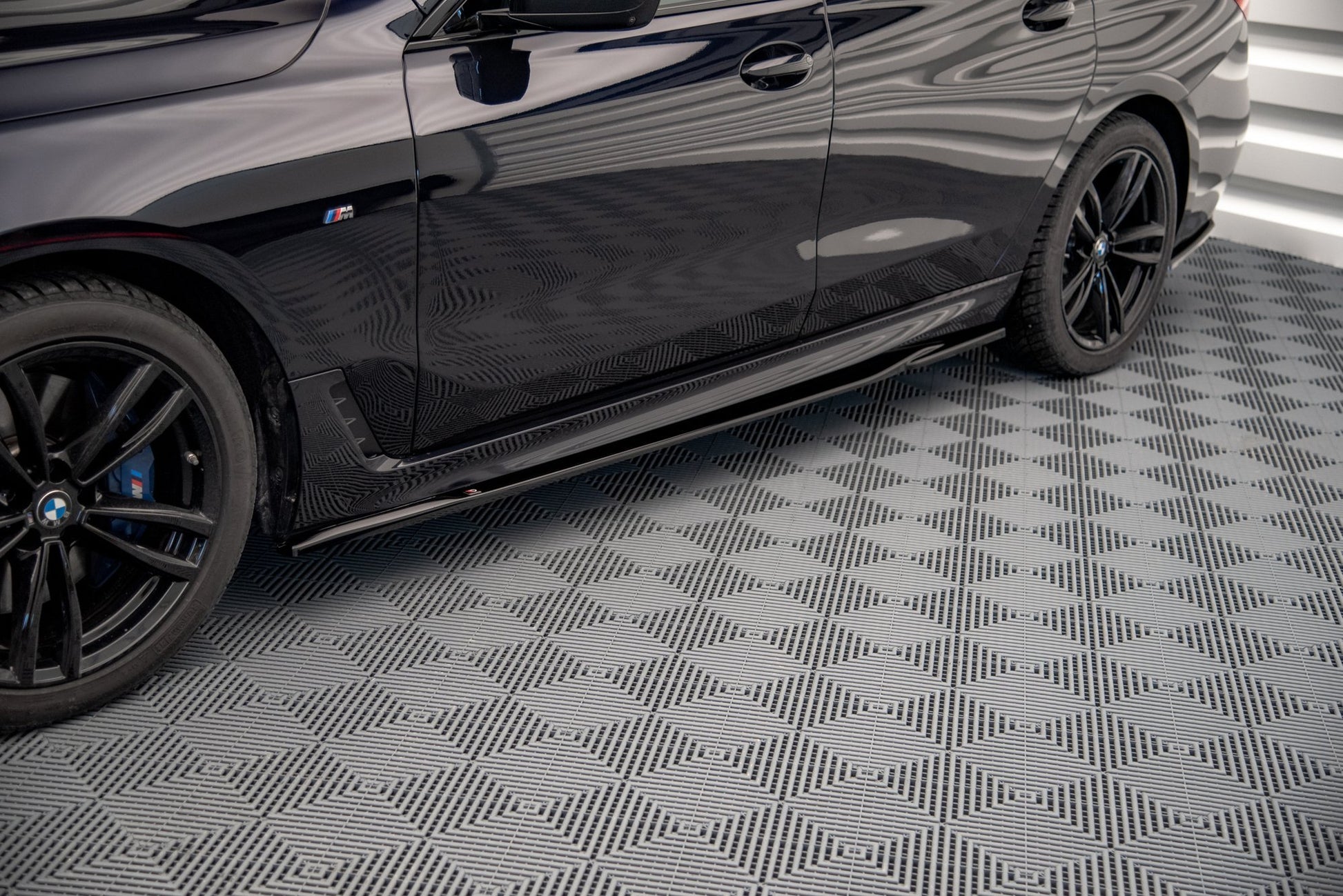 Seitenschweller Ansatz für BMW 6er GT G32 M-Paket Carbon Look