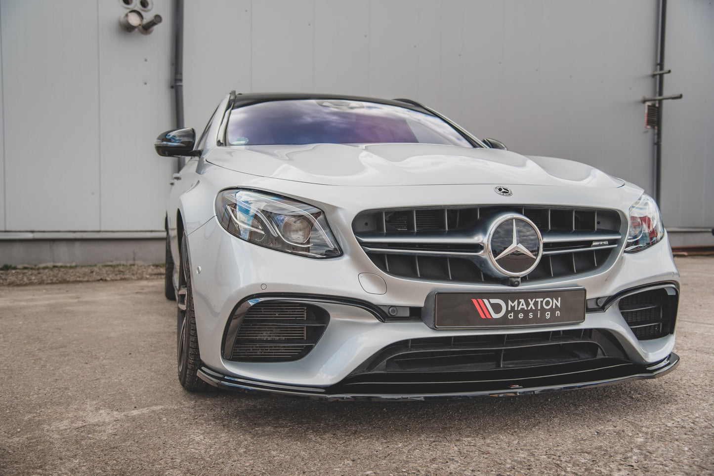 Front Ansatz V.2 für Mercedes-Benz E63 AMG Kombi/Limousine S213/W213 Carbon Look