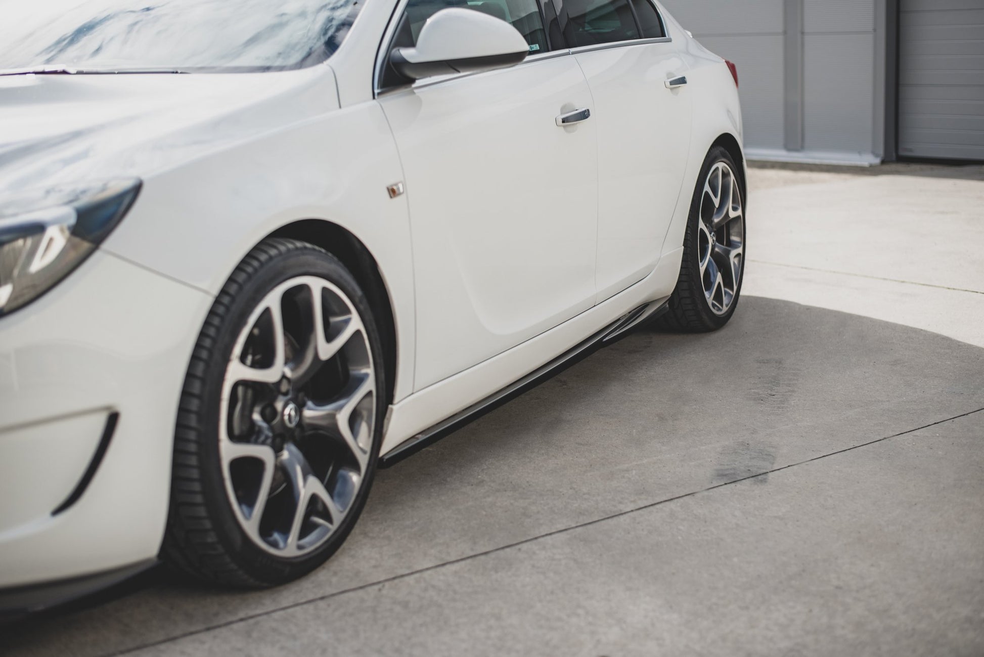 Seitenschweller Ansatz für Opel Insignia Mk. 1 OPC  schwarz matt
