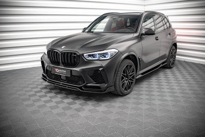 Seitenschweller Ansatz für BMW X5M F95 Carbon Look