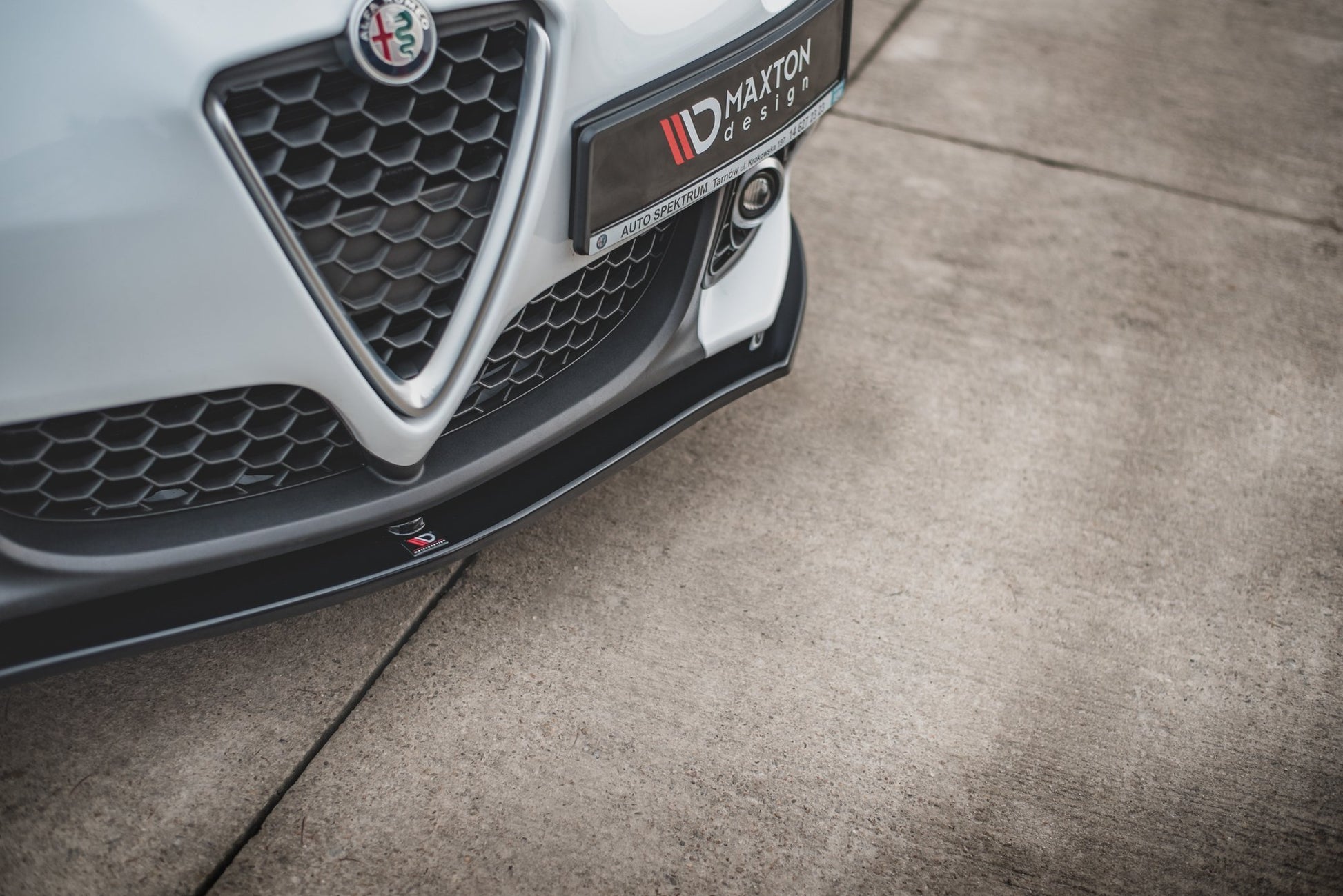 Front Ansatz V.2 für Alfa Romeo Giulietta  schwarz matt