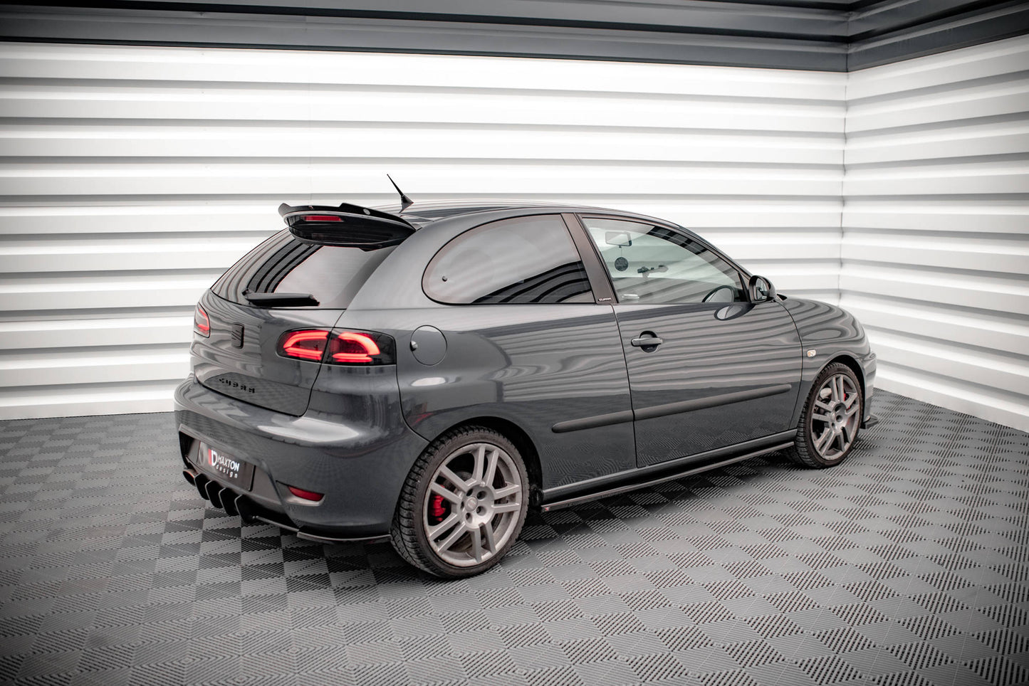 Seitenschweller Ansatz für Seat Ibiza Cupra Mk3 schwarz matt