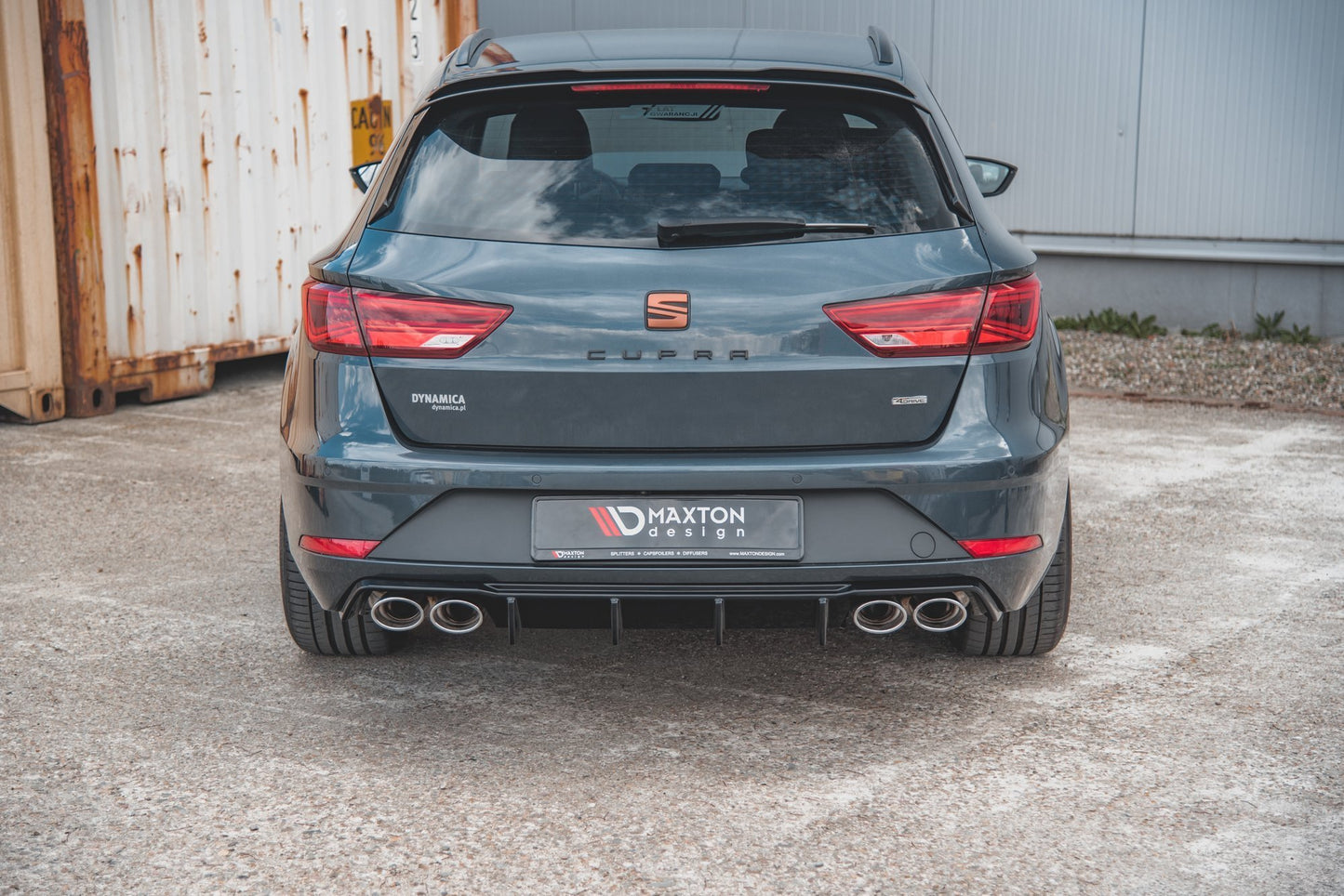 Diffusor Heck Ansatz V.3 für Seat Leon Cupra ST Mk3 FL