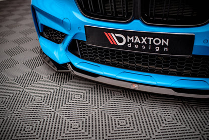 Front Ansatz V.1 für BMW M2 Competition F87 schwarz Hochglanz