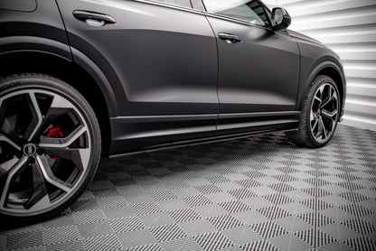 Seitenschweller Ansatz für Audi RSQ8 Mk1 schwarz matt
