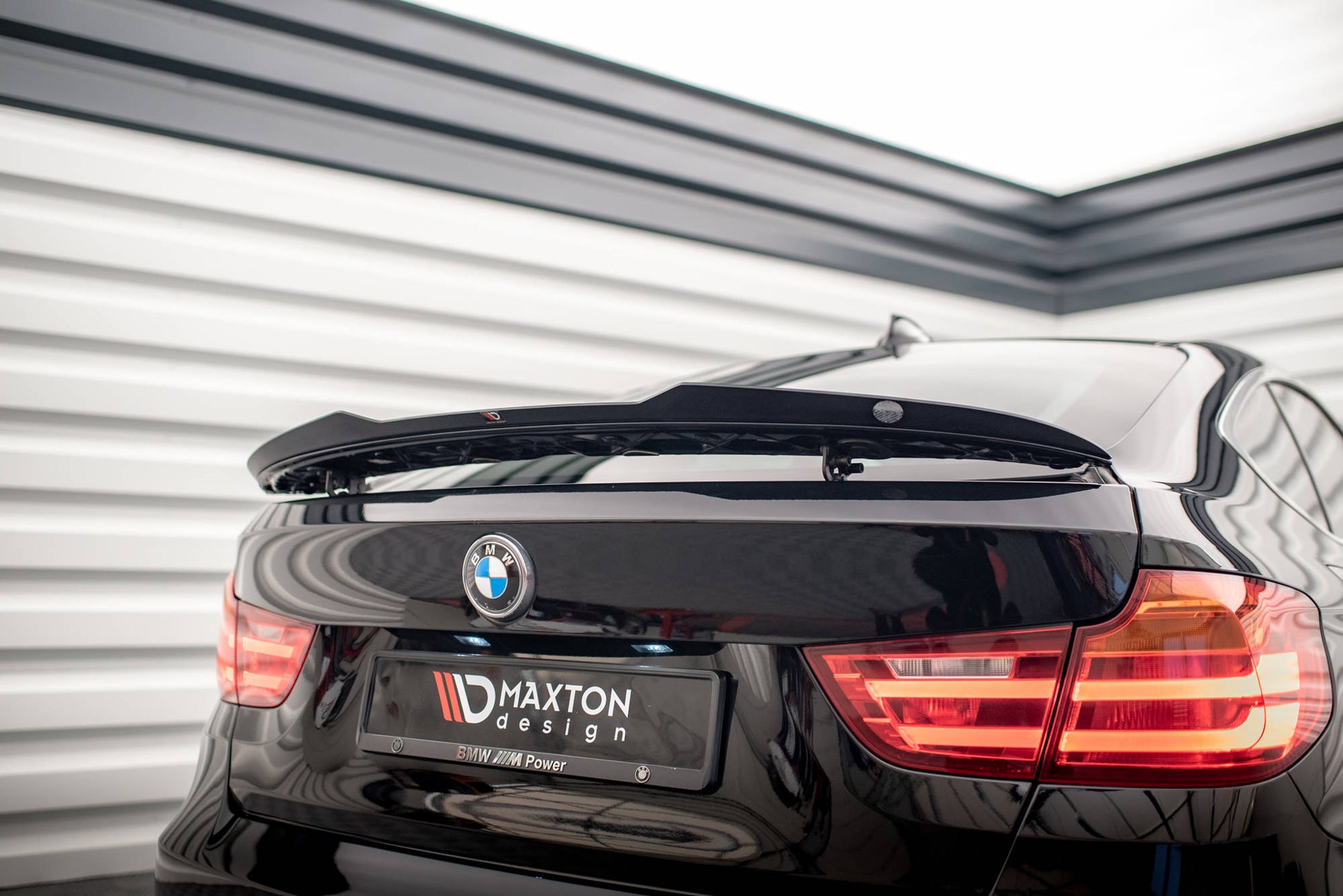 Spoiler CAP für BMW 3er GT F34 schwarz Hochglanz