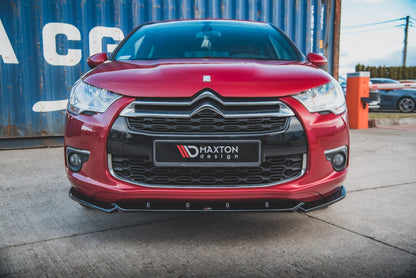 Front Ansatz für Citroen DS4 schwarz matt