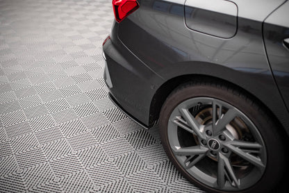 Street Pro Heck Ansatz Flaps Diffusor für Audi S3 Limousine 8Y