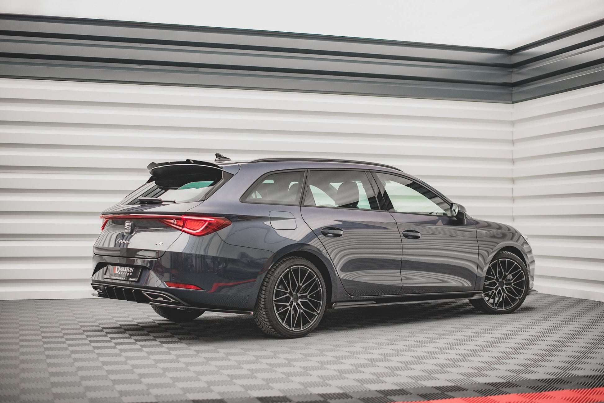 Seitenschweller Ansatz für V.2 für Seat Leon FR Mk4 / Cupra Leon  schwarz matt