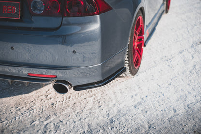 Heck Ansatz Flaps Diffusor V.2 für Honda Accord Mk7 Type-S schwarz matt