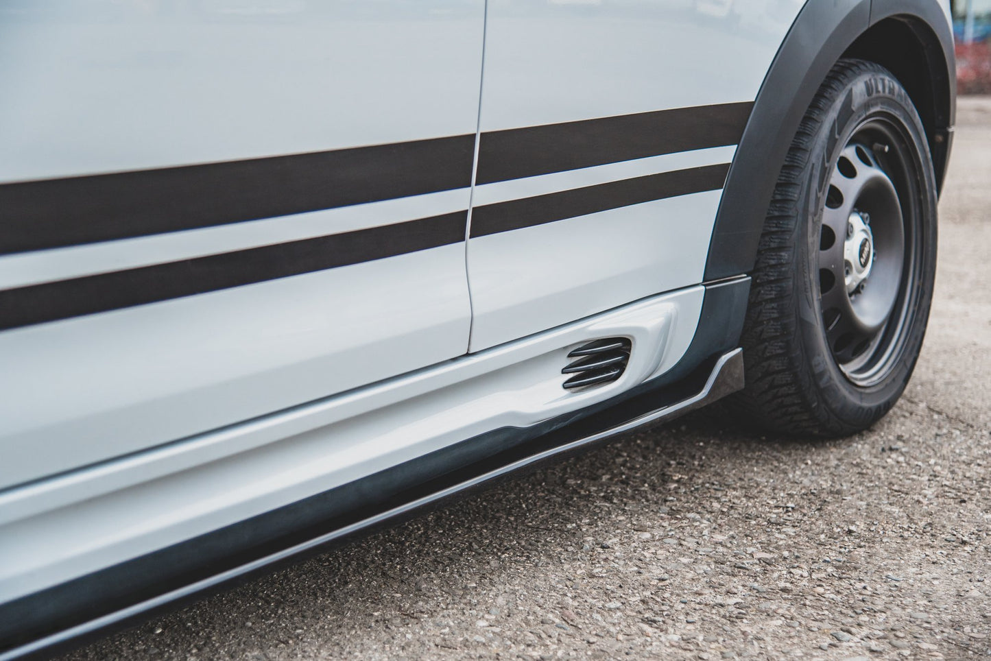 Seitenschweller Ansatz für Mini Countryman Mk1 JCW  Carbon Look