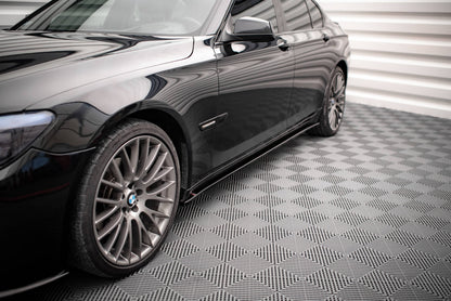 Seitenschweller Ansatz für BMW 7 M-Paket F01 Carbon Look