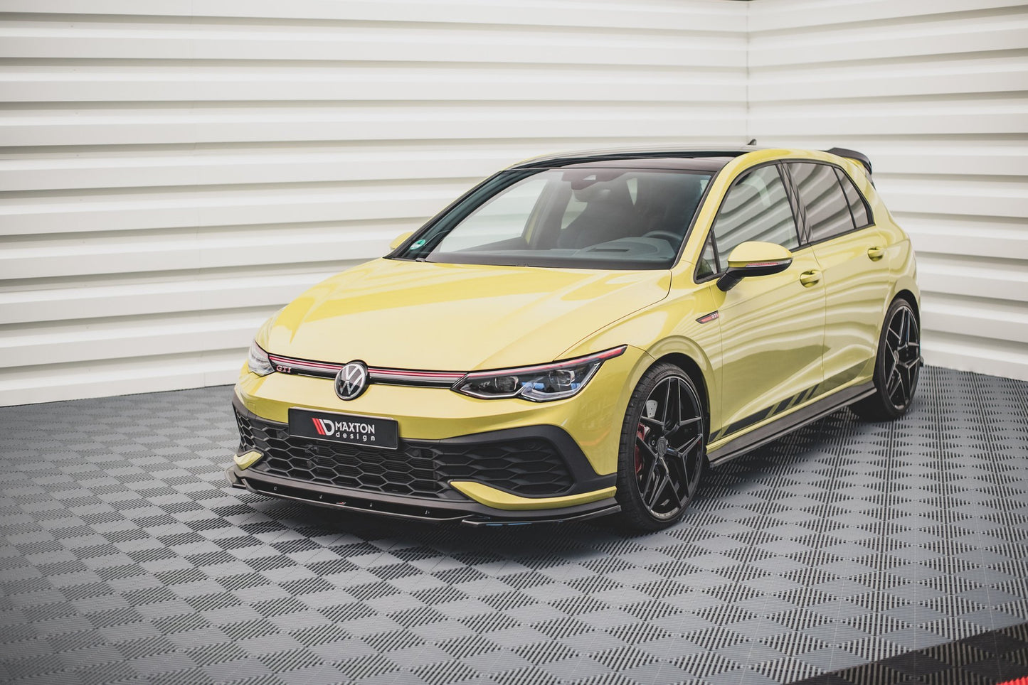 Front Ansatz V.2 für Volkswagen Golf 8 GTI Clubsport Carbon Look