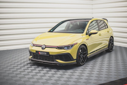 Front Ansatz V.2 für Volkswagen Golf 8 GTI Clubsport Carbon Look