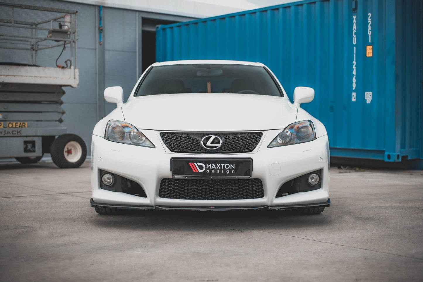 Front Ansatz V.2 für Lexus IS F Mk2 schwarz matt