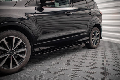 Seitenschweller Ansatz für Ford Escape ST-Line Mk3 schwarz matt