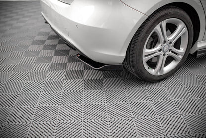 Heck Ansatz Flaps Diffusor V.1 für Mercedes-Benz A W176 Carbon Look